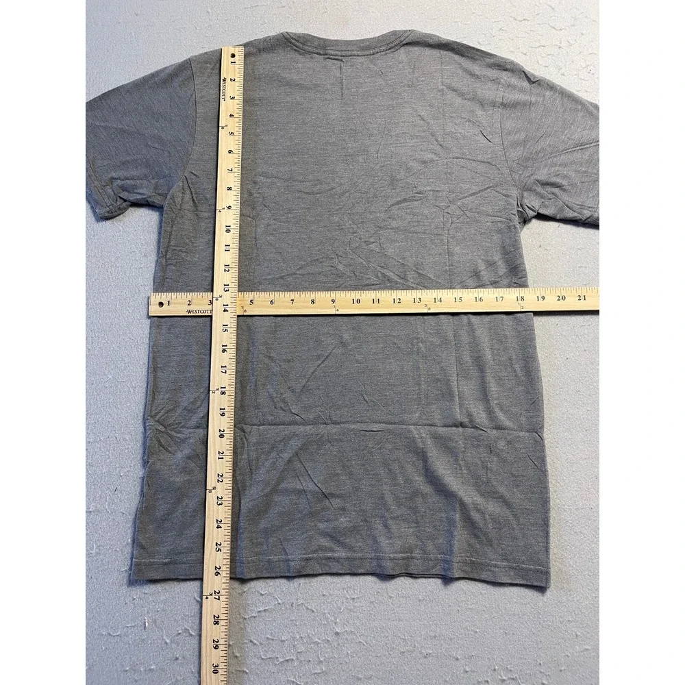 The North Face T-Shirt Poly Cotton Viscose Gray Medium Mens
